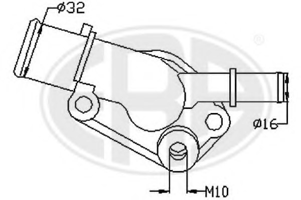 ERA 350191 Thermostat, coolant